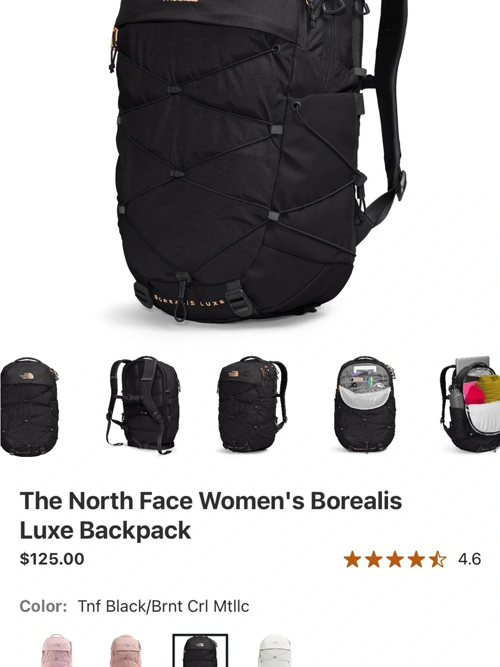 The North Face classic black
